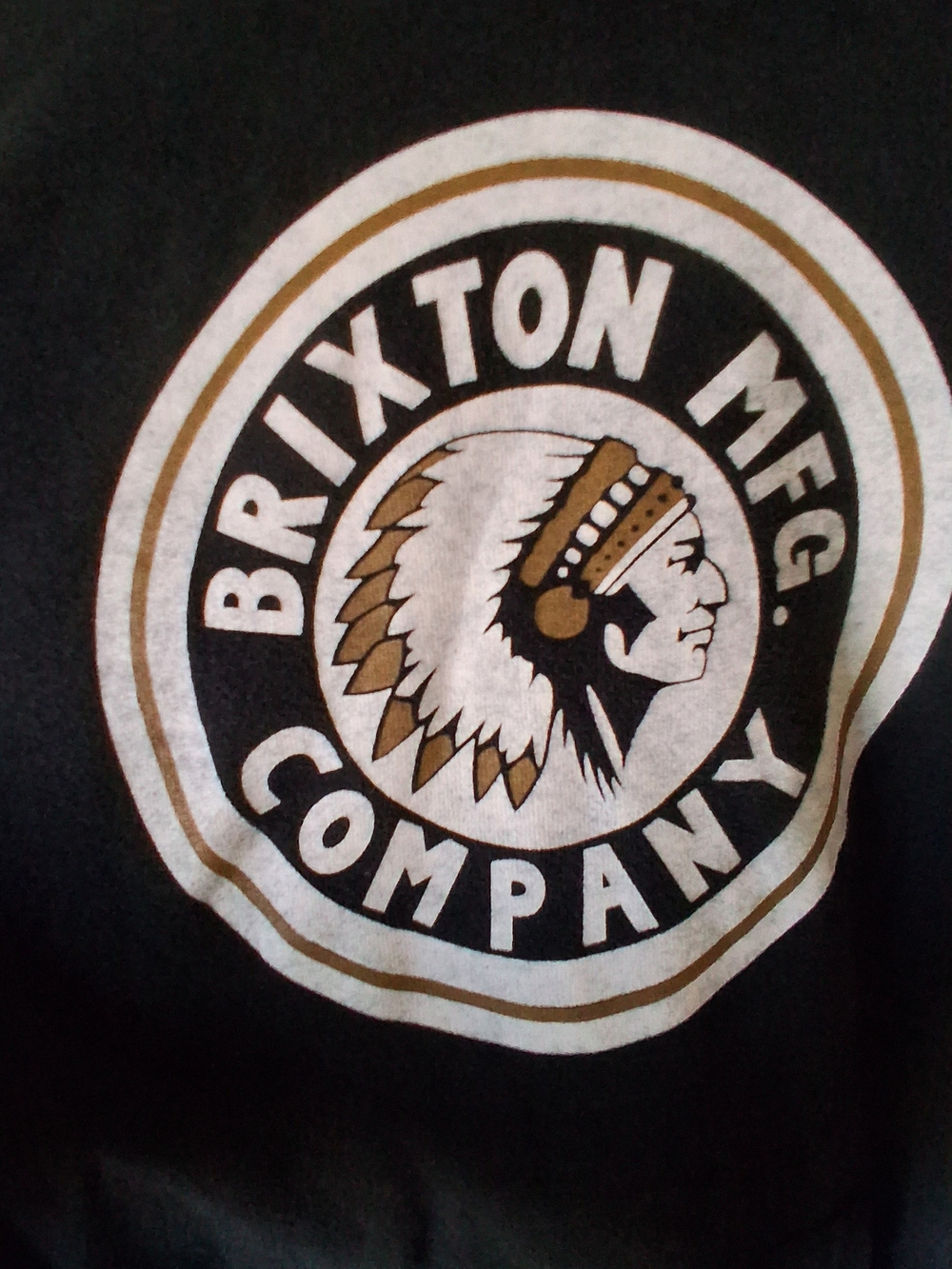Brixton Company Black Logo Sweater